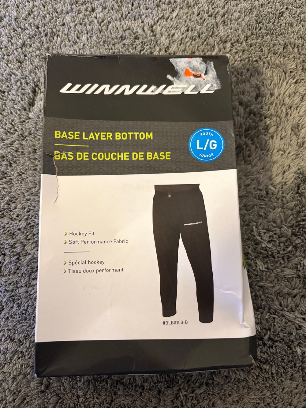 Winnwell Hockey Base Layer Bottom Youth New L/G